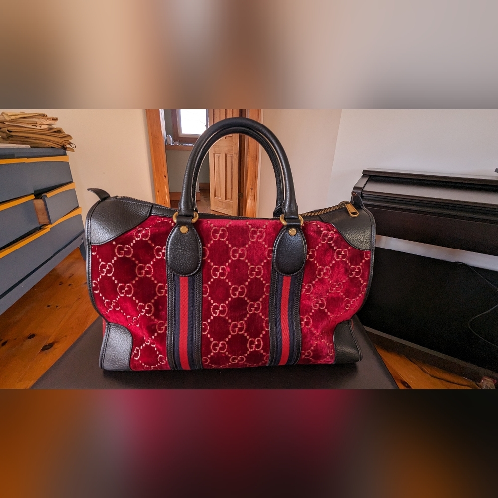 Gucci Convertible Duffle Bag GG‎ - Picture 11 of 14